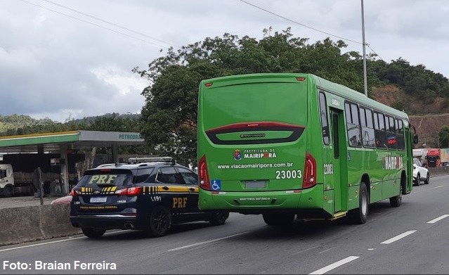 Imagem mostra novo ônibus municipal de Mairiporã